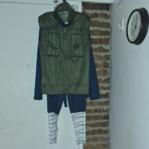 Naruto Shippuden Suit Jacket Pants Size M Medium Men Costume